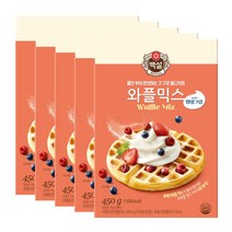 백설 와플믹스 450g, 5개