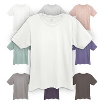 유니클로 남성 에어리즘 티셔츠 코튼크루넥T(반팔) 454315