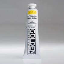 골든 아크릴물감 H.B 60ml S7 C.P.Cad Yellow Medium