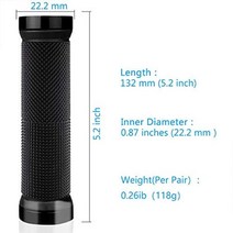 자전거 핸들 바 그립 접이식 적합한 고무 핸드 BMX MTB 비치 크루저 스쿠터, 07 ED88 Golden