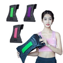 3단조절 허리 스트레칭기, 블랙