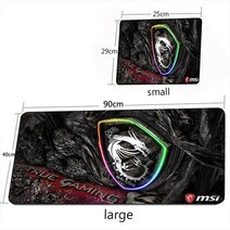 무선충전마우스패드 레이저 게이밍 컴퓨터 액세서리 카펫 MSI 빅 마우스 패드 Xl 90x40 게이머 키보드 매트 데스크 프로텍터 고무, [06] 18x22cm, [04] HC004582