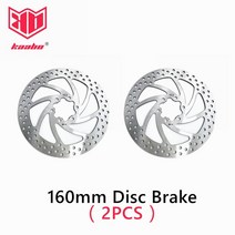 스쿠터수리 분해 호환 부품 공구 Kaabo Wolf Warrior 11 King GT Pro 전동 스쿠터 디스크 브레이크 패드 용, 04 Wolf 160mm 2PCS