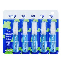 가그린 후레쉬 민트 마우스 스프레이 7ml 5개/뿌리는 구강 청결제, 가그린 후레쉬 민트 5개