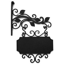 [AAZ_5073171] 스퀘어 넝쿨 블랙 단조 돌출 간판 화면 걸이대