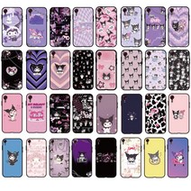 산리오 전기종 쿠로미 일단 클릭 무선충전 NFC 휴대폰 범퍼 케이스