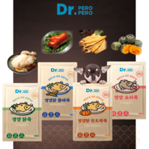 [채다시] 닥터페로 애견 국내산 보양식 강아지 영양죽 120g 4종(닭 닭+황태 닭+단호박 오리), 3개, 영양오리죽120g