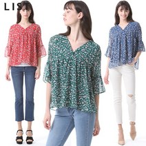리스트 [리스트(LIST)] 올오버 쉬폰 타이 블라우스 (택가격:108000원)
