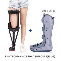 핸즈프리목발 재활용목발 지지대 프리 워킹 에이즈 무릎 워커 싱글 레그 텔레스코픽 보조 스틱 다리 이동성 지원 AliExpress, RIGHT FOOT CRUTCH 2