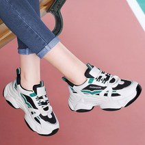 여성 키높이 운동화 5CM 반짝이 스니커즈 통굽 런닝화 가을 겨울 여자키높이운동화 인박카002