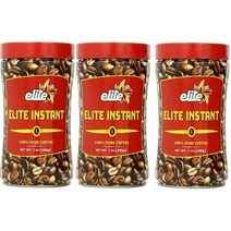 Elite 엘리트 인스턴트 퓨어 커피 (200g) 3개 Instant Coffee 이스라엘커피, 200g, 1개