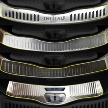 렉스탑 QM6 더뉴QM6 뉴QM6 트렁크가드 엔트리가드 이니셜파리 크롬몰딩 범퍼커버 튜닝용품 모음, B. 엔트리가드 (메탈실버), 1개