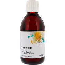 Thorne Research 쏜리서치 오메가3 레몬베리향 250ml