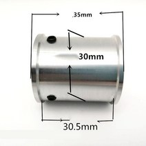 광택기 자동차 무선 폴리셔 알루미늄 합금 30mm DIY 벨트 샌더 컨베이어 구동 휠 모터 스핀들 파워 연마, 03 ID 6mm