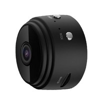 아파트현관cctv 코멕스인터폰 도어락미니 A9 Cemera 1080P 고화질 WIFI CCTV IP 야간 투시경 음성 비디오, 02 black