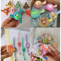 주문폭주) LED 스피너 모기팔찌 모기퇴치 머리끈 머리핀 모음 (3개세트), 2. LED 회전하는 스피너 모기팔찌 (3개)
