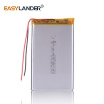6060100 충전식 리튬 폴리머 이온 배터리 파워 뱅크 DVR 테이블 PC용 3.7V 5000mAh, 2pC