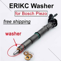 f00vp01004 분사 노즐 구리 와셔 두께 1.5mm e1023501 bosch 피에조 인젝터 열 실드 용 디젤 분무기 심, 4개, 4pcs