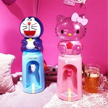 캐릭터 미니 정수기 헬로키티 도라에몽 휴대용 차박 캠핑 입사선물 사무실 다이어트 물마시기, 개구리
