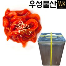 우성물산 오징어젓 업소용 대용량 반찬 채쓴 다진 10kg 20kg 8종, (Y인기상품) 채쓴 오징어젓 20kg(아이스박스)
