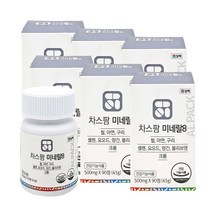알팩 미네랄8 철분 아연 구리 셀레늄 요오드 망간 몰리브덴 크롬, 6병(500mg x 540정)