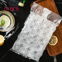 휴대용제빙기 까페제빙기 아이스메이커 미니제빙기 10 개 아이스 몰드 일회용 휴대용 큐브 가방 투명 빠른, 01 ICE PACK