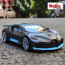 자동차다이캐스트 키덜트 미니카 자동차장난감 다이캐스트비행기 Maisto 1:24 부가티 시론 디보 슈퍼카 합, 07 Divo Gray