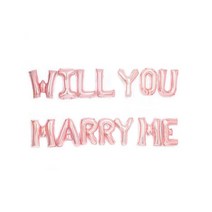 PW 메세지 은박풍선 세트 청혼 WILLYOUMARRYME, 본상품선택