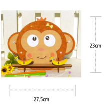 퍼니스쿨 독서대 동물독서대 원숭이 고양이 독서대 만들기 책 읽기, 1세트, 3.원숭이 독서대