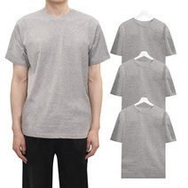1+1+1 남자 여자 공용 20수 데일리 라운드 면 티 기본 반팔 무지 티셔츠