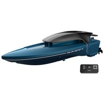 RC요트 RC보트 미니 Rc 보트 10 km/h 2.4ghz 4 채널 전기 원격 제어 스피드 야외 목욕 물 장난감 Led, 03 Blue