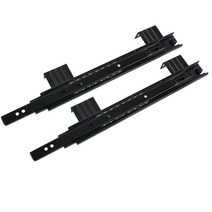 강화유리난간 부속품 책상 서랍 레일 브래킷 키보드, 12인치 3단 레일