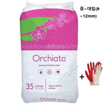 오키아타 바크 35L 대용량 청정소나무 뉴질랜드 나무껍질 분갈이 화분 조경 서양란 멀칭재 +자재스토어 작업장갑셋트, 중~대립 9~12mm