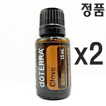 도테라 에센셜 클로브 싱글 오일 15ml x 2개 맵고 강한향 온기 부여