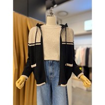 ab.fz 배색 니트 후드 집업 ABXX1HY47B US