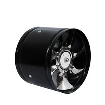 원형 환풍기 덕트 닥트 고속 원통형 주방 배기팬 환기팬, 8 인치 둥근 흰색