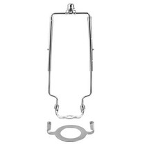 램프 하프 쉐이드 어댑터 전등갓 홀더 부품 피니얼 브래킷 프레임 안장 라이트 분리형 테이블 피팅베이스, 01 Silver