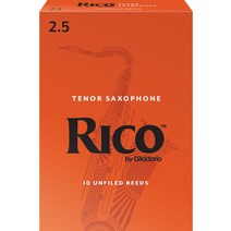 RICO 리드 테너 색소폰 강도 : 2.5 (10 매입) 언파일드 RKA1025