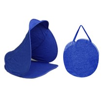 베스티블 돔 그늘막 동계 셀터 쉘터 캠핑 텐트 Beach Tent Mini Sun 쉼터 Small Pop Up Face Sunshade Wind, 01 파란