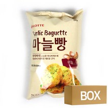 롯데 마늘빵 110g X 20개입 1박스 / 바삭한과자 바게트간식, 1