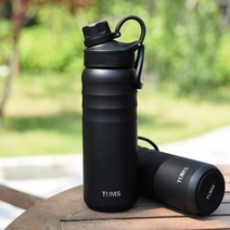 2P 스포츠 진공 보냉보온 스텐텀블러 650ml, 스포츠 진공 스텐텀블러 650ml 블랙+블랙