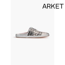 로저비비에 플랫슈즈 여성신발 여자신발 ROGER VIVIER RV Lounge crystal 장식 leather 슬리퍼