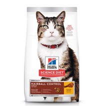 힐스 사이언스다이어트 어덜트 헤어볼 컨트롤 치킨 고양이 사료, 10개, 1.6kg, 닭