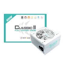 마이크로닉스 CLASSIC II 풀체인지 600W 80PLUS 230V EU 화이트 파워서플라이, 상세페이지 참조