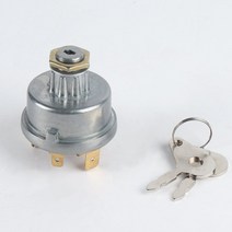 12V 24V 자동차 트랙터 트레일러 농업 식물 차량용 점화 스위치 잠금 스타터 키 2 개 포함, 단일옵션, 1개