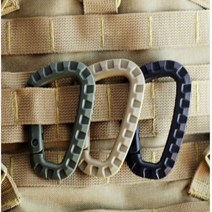 d형 트레킹 등산 카라비너 d형 고리 비너 벅 등산용품, 그린