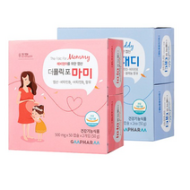지엠팜 더폴릭포 마미 + 대디 엽산 영양제 세트, 4세트
