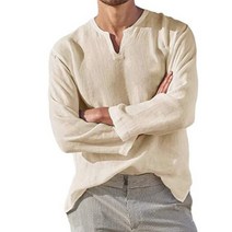 남성 셔츠 패션 긴소매 실크 솔리드 린넨 대학생 남사친 소개팅 긴팔