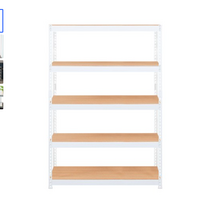스피드랙 V2 5단 선반 900 x 400 x 2100 mm, 화이트(앵글)