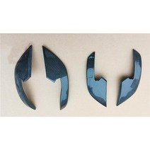 아우디 a7 s7 rs7 c7 c7.5 2011-2018 리얼 카본 파이버 프론트 립 키트 스포일러 highquality refits wind knfe tuyere 커버, 덮개를 씌우다